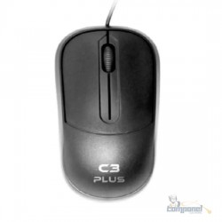 Mouse Usb Ms-35 Preto C3 Tech Plus